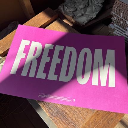 Chicago - "Freedom" 2024 DNC Sign 1 (Multi-Color)