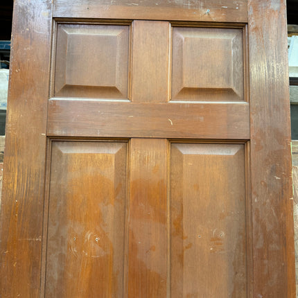 27.75 x 79 6 panel stained door