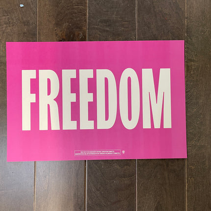 Evanston - "FREEDOM" 2024 DNC Sign 1 (Multi-Color)