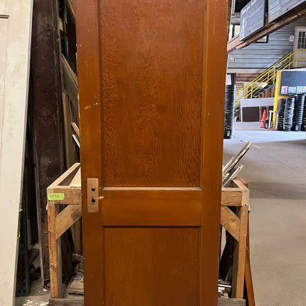 27 1/2 x 76 1/2 in. Stained Wooden Door