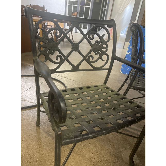 7 Piece Outdoor Dining Set - Cast Aluminum