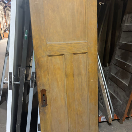 79 1/2in x 27 3/4in 3 Panel Wood Door