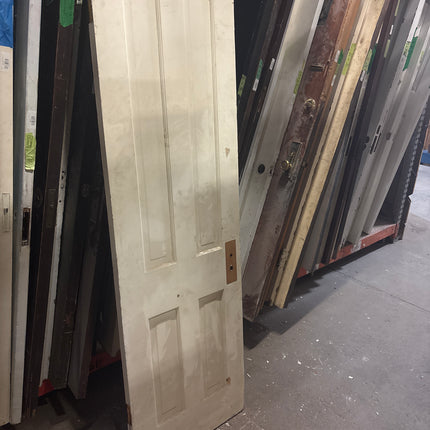 77 1/2in x 24 1/8in 4 Panel White Door