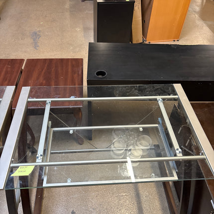 Glass desk