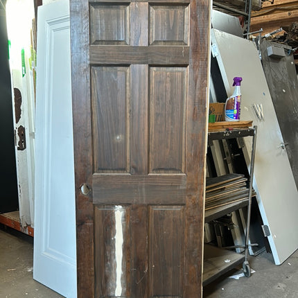 30x80 Six Panel Wooden Door