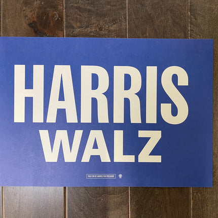 Evanston - "HARRIS/WALZ" 2024 DNC Sign