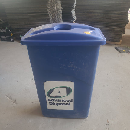 Blue Recycling Bin