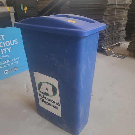 Blue Recycling Bin