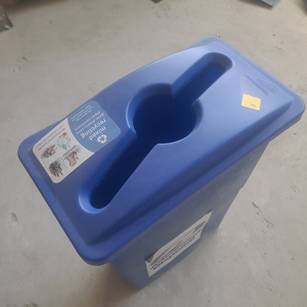 Blue Recycling Bin