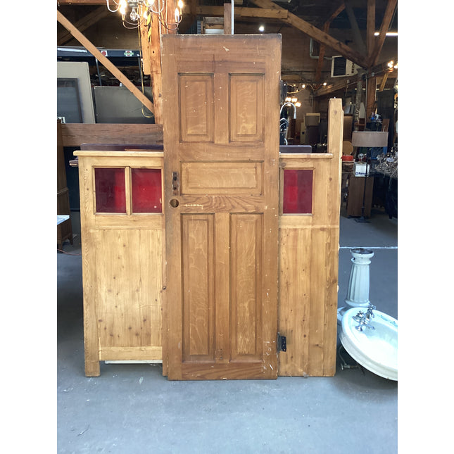 27 3/4 x 83 1/4 5 Panel Solid Wood Door