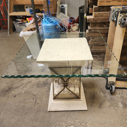 Glass Top Side Table