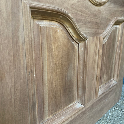 The Door So Fine, It Should Be Framed - Mahogany Exterior Door with Leaded Glass Pane 96"x42"