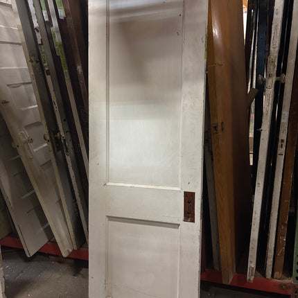 83in x 25 3/4in 2 Panel White Door