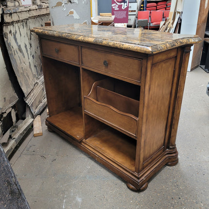 Marble Top Mirador Quality Liquor Cabinet Bar