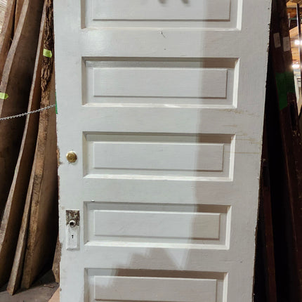 78 1/4"x34 6 Panel Painted Door