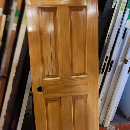 79 7/8" x 23 1/2" 6 Panel Stained Door