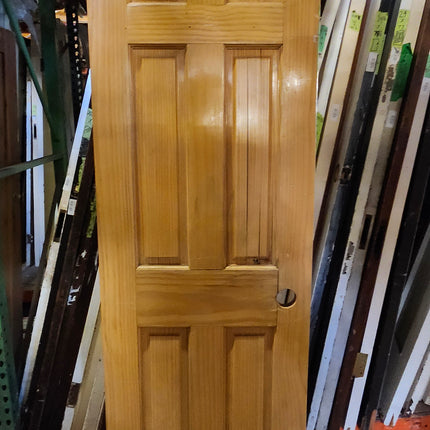 79 7/8" x 23 1/2" 6 Panel Stained Door