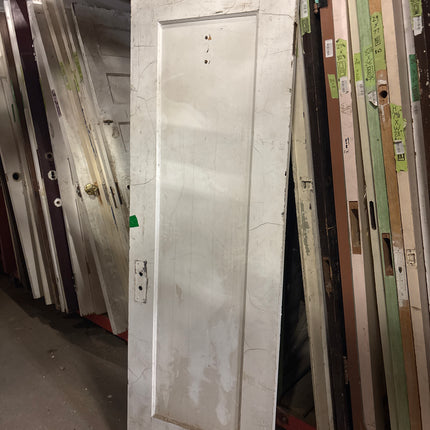 79 1/2in x 26in 1 Panel White Door