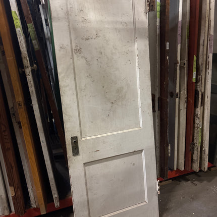 83 3/4in x 29 7/8in 2 Panel White Door