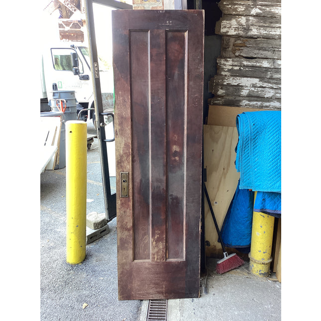 2 Panel Wood Door
