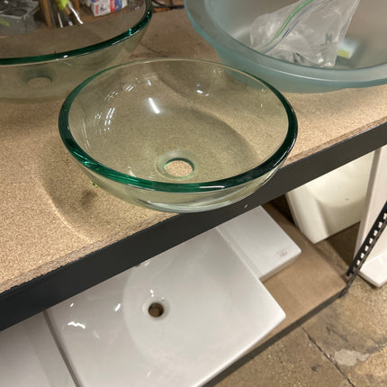 Small glass sink