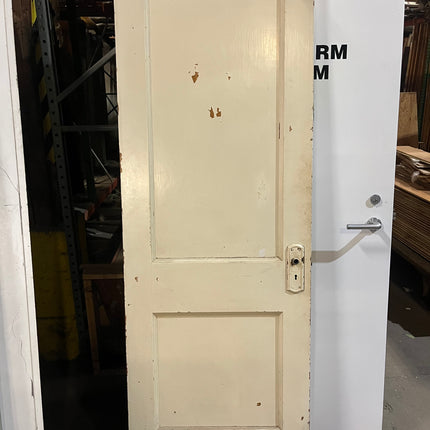 28 x 79 1/2  in. Painted Wooden Door