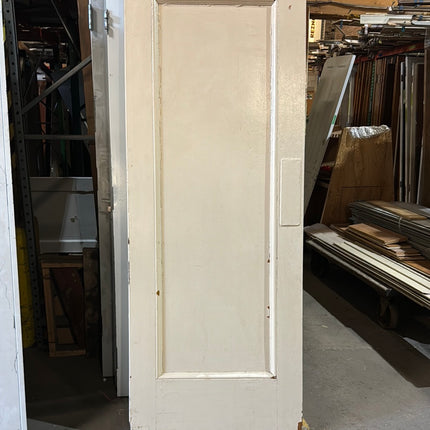 White Wooden 1 Panel Door