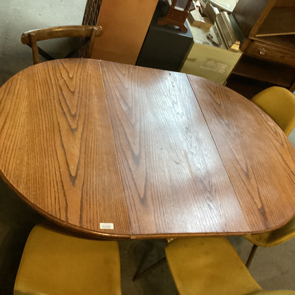 Wooden Game Table w/ one leaf