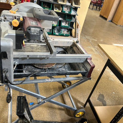 Tile Saw With Stand and Roller