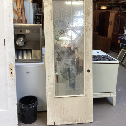 30x 82 3/8 Mirrored wood door