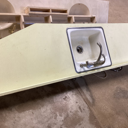 Retro vanity top extra long