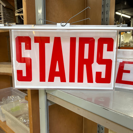 Stairs sign