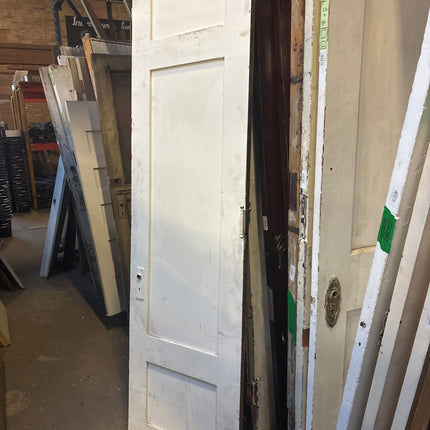 90in x 24in 2 Panel White Painted Door