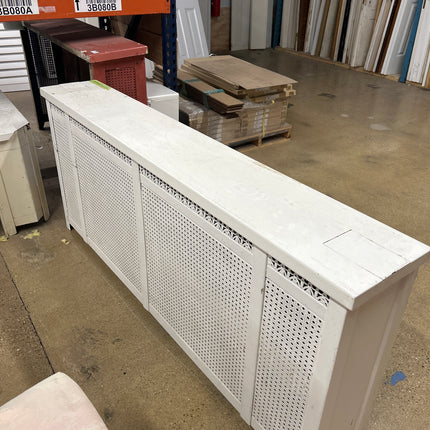 White radiator cover