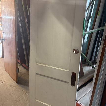 78 7/8in x 31 3/4in 2 Panel Painted Door
