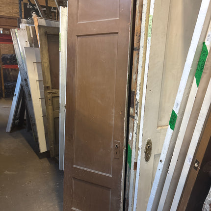 90in x 24in 2 Panel White Painted Door