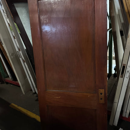 Stained Wooden Door 32.75Wx78.75H