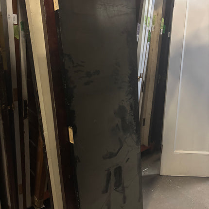 25in x 80in Black Slab Door