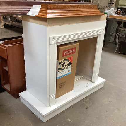 Built-in Fireplace Cover w/ Fireplace Insert