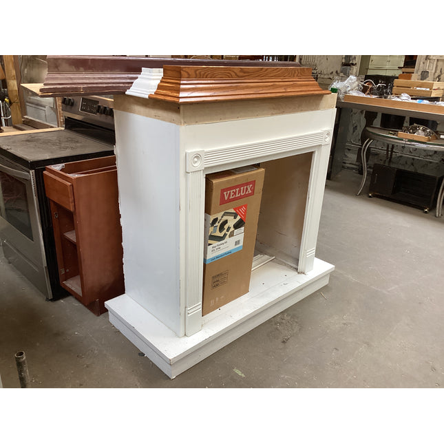 Built-in Fireplace Cover w/ Fireplace Insert