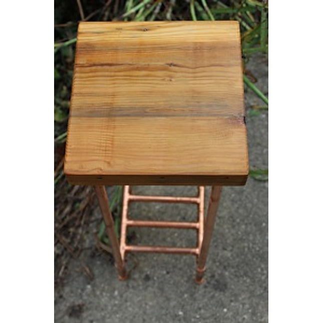 Reclaimed 2x4 and Copper Pipe Plant Stand