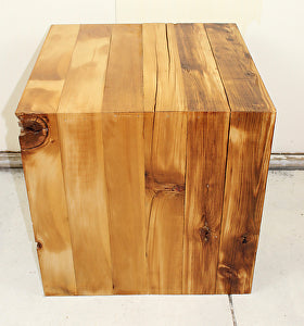 Reclaimed 2x4 and Copper Pipe Waterfall Table