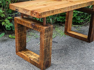 Reclaimed 2x4 Table Bench