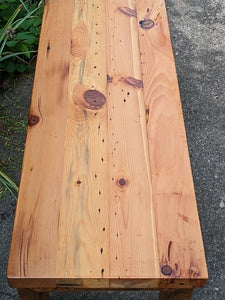 Reclaimed 2x4 Table Bench
