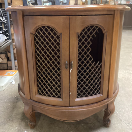 Round side table