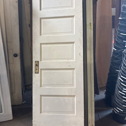 80in x 27 7/8in 5 Panel White Door