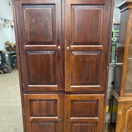 Wooden Armoire with TV/Desk Space