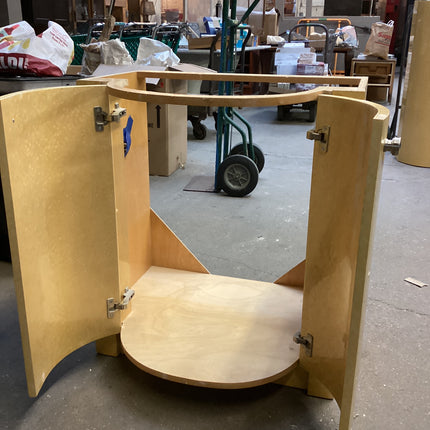 Curved 32” Bar Cabinet