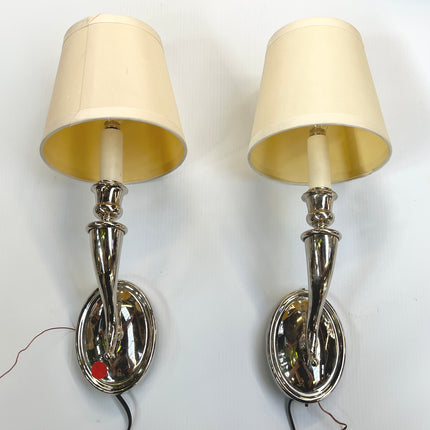 Pair of Silver Sconces