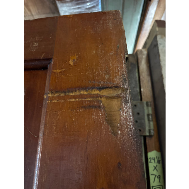 82in x 30in 4 Panel Stained Door